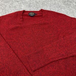Pendleton Sweater Womens Petite XL Red‎ 100% Lambs Wool Teacher Minimalist